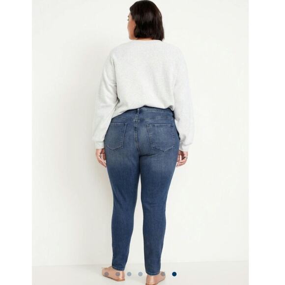 NWT Old Navy Plus High-Waisted Wow Super-Skinny Jeans Size 18 - Picture 2 of 9